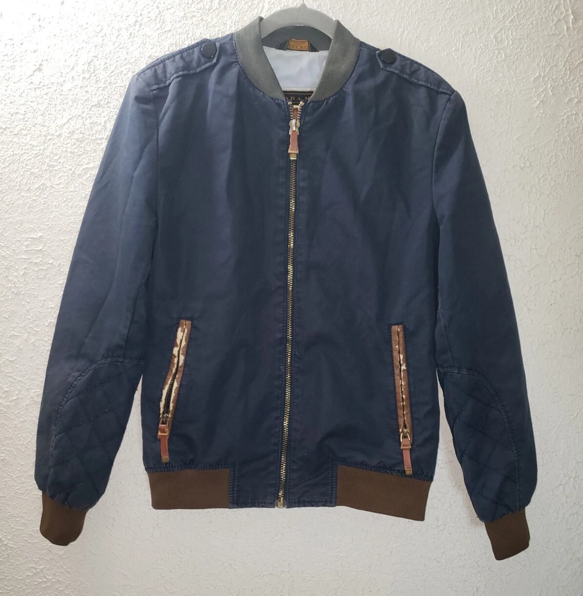 Zara man denim couture clearance jacket