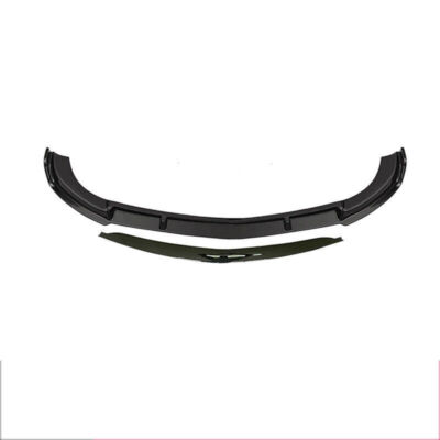 For 16-19 Benz E Class W213 Sport Mod E63 AMG Gloss Black Bumper Lip Spoiler