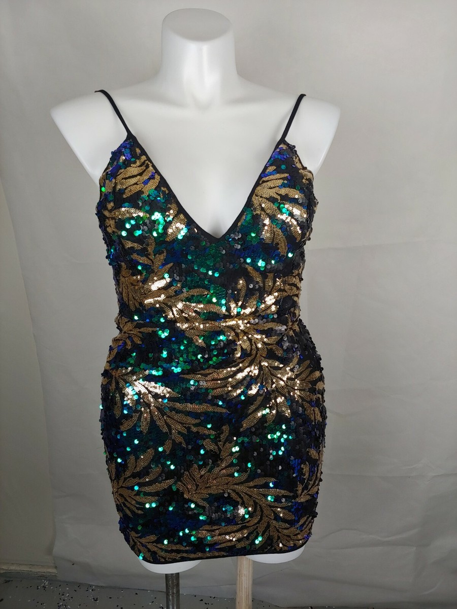 green emerald velvet dress Sequin Strappy-Back Short Homecoming Dress