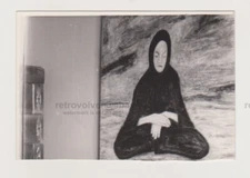 Nun's Silence Resonating with the Spirit of Edvard Munch's Scream Abstract Photo