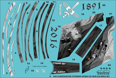 ModelMaker 1/48 D48096 German Eurofigher Typhoon TLG 31 Boelcke Aircraft Decal