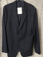 Theory Chambers Eclipse Traceable Wool Twill Jacket Formal Dinner Blazer 42 NEW