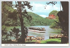 Crowd On Tour~Smiths Boat~Wailua River~Kauai Hawaii~Ferns Grotto~Continental PC