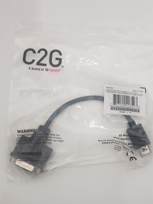 ING-C2G 8in HDMI to DVI Adapter Converter Dongle - M/F Black - DVI-D/HDMI