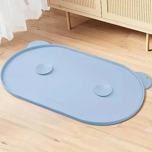 Coomazy狗粮垫带吸盘防水防滑硅胶猫/狗 — 第 2/4 张图片