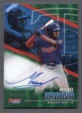 2021 Bowman's Best Best of 2021 Auto Green Refractor #B21-MU Misael Urbina /99