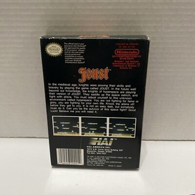 Joust NES, Game Cart, Directions, Box
