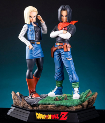 Dragon Ball Z Android 17 & 18 Resin Beyond Studio Figure Statue