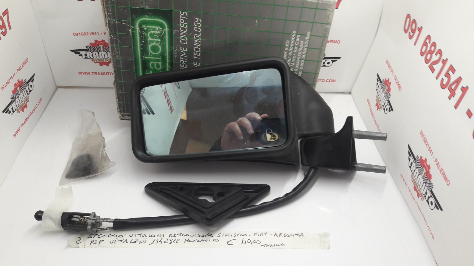 Specchio Sinistro Fiat Argenta Meccanico Vitaloni 1342922 Originale
