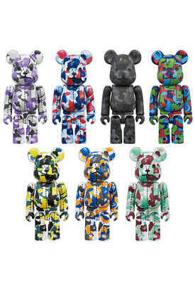 8個全種セットBE@RBRICK BAPE CAMO 28th 100%