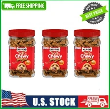 3 Pack Milk-Bone Soft and Chewy Dog Treats, Recipe with Chicken Breast, 25oz.Bag