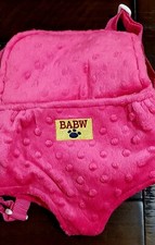 Build A Bear BABW Pink Plush Animal Toy Carrier Backpack Adjustable Straps