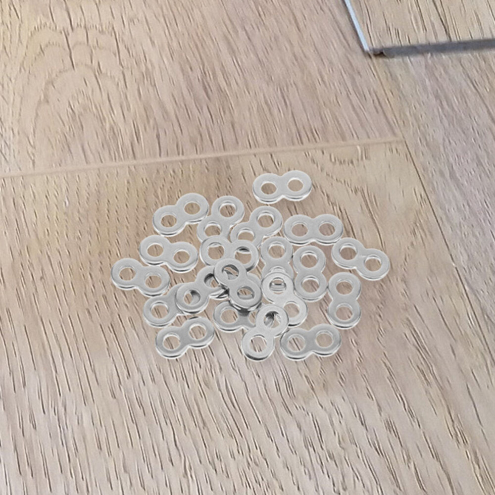 25pcs Heavy Duty Figure Shape 8 Connector Desktop Fastener Clip 8 Shaped