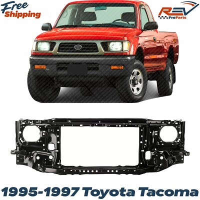 Radiator Support Assembly Black Steel For 1995-1997 Toyota Tacoma