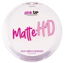 Pink Up, Polvo Compacto Hd, Matificante, Pieles Mixtas Color Transparente