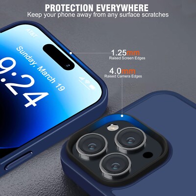 Case for Apple iPhone 14 Pro Max, Dark Blue, MagSafe Compatible