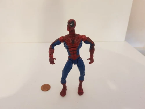 Spider-Man Articulated Action Figure, 6 Inch, 2001, Marvel Legends, Combine Post