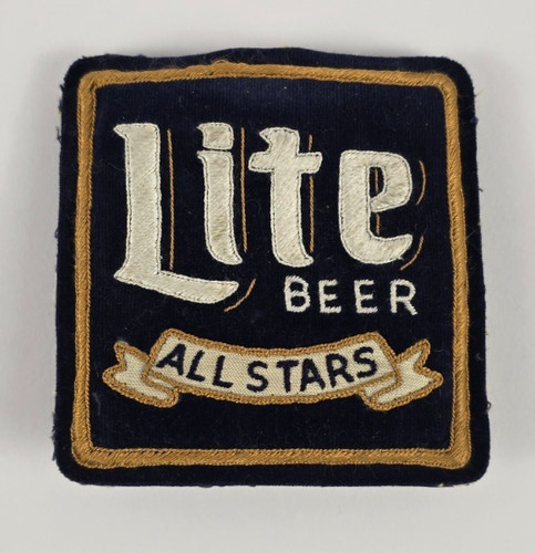 1980s Miller Lite All Stars Breast Patch Owned by Packers NFL HOF Ray Nitschke