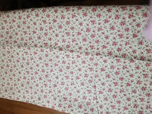 2 Yards Cotton Blend  Pink Floral