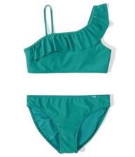 Abercrombie  Fitch Girl's Ruffle Two-Piece Swimsuit