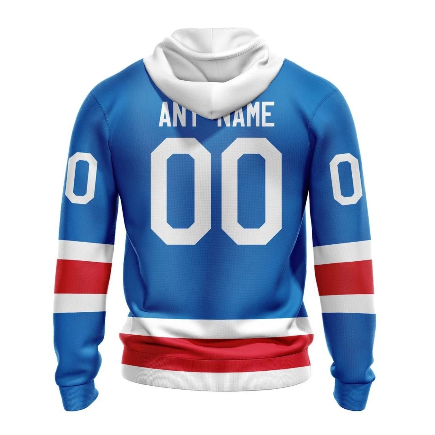 Personalized New York Rangers 100th Anniversary 2026 Blue Hoodie