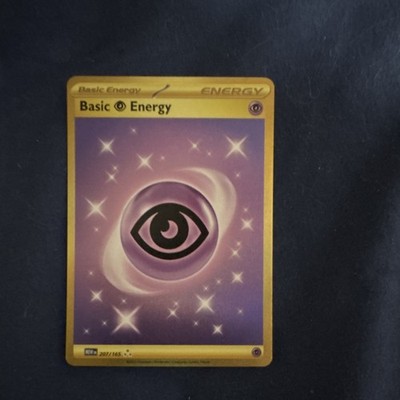 Pokémon Basic Psychic Energy 207/165 Sv: Scarlet & Violet 151 Holo Hyper Rare