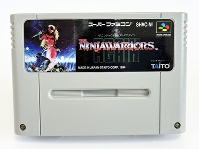The Ninja Warriors Again Super Famicom SFC Nintendo Taito SNES Used Tested Japan