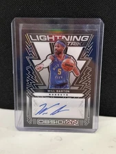 2021-22 Panini Obsidian - Lightning Strike Signatures Will Barton #LSS-WBT /99 