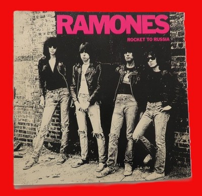 RAMONES Rocket To Russia Vinyl LP Printed In W. Germany by Sire Records 1977