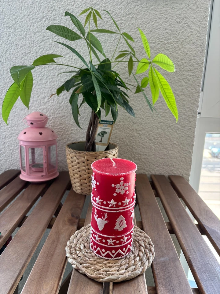 4 Handgefertigtes Natürliches Rundes Tischset, Kaffeeset Rattan – Boho Eleganz ✨