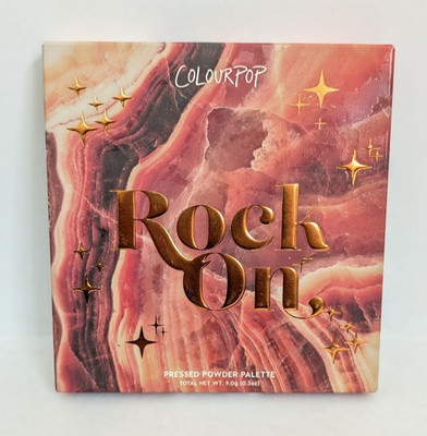 Colourpop Pressed Powder Palette Rock On 9.0g/0.3oz Full Size -AS-IS / READ DESC