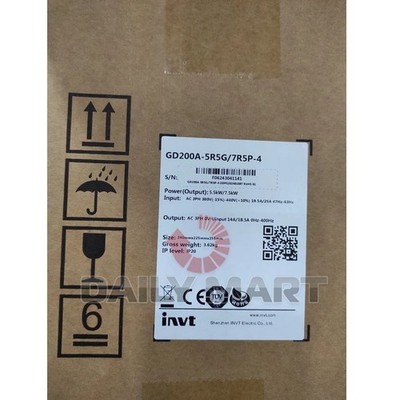 New In Box INVT GD200A-5R5G/7R5P-4 Inverter 380V 5.5KW