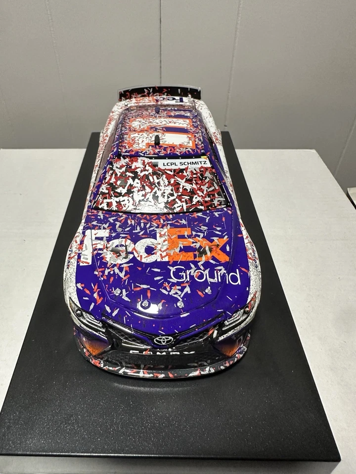 Denny Hamlin 2022 Fedex Charlotte COKE 600 Raced Win ELITE 1:24 Diecast 252 Made - Image 2 of 4