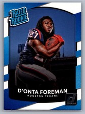 2017 Donruss Donta Foreman #340 Rated Rookie Houston Texans