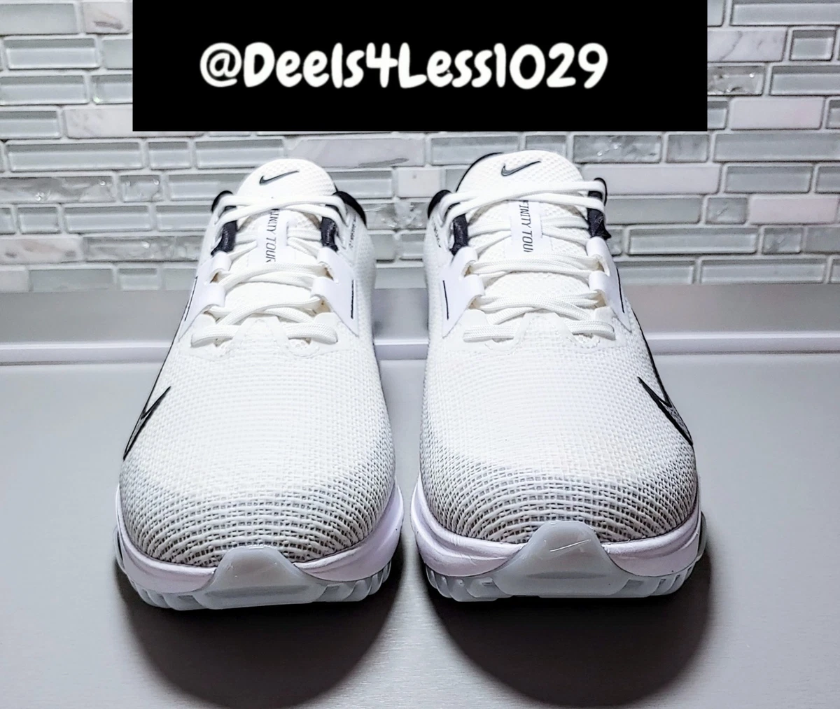 Nike Air Zoom Infinity Tour Golf Wide White Black for Sale