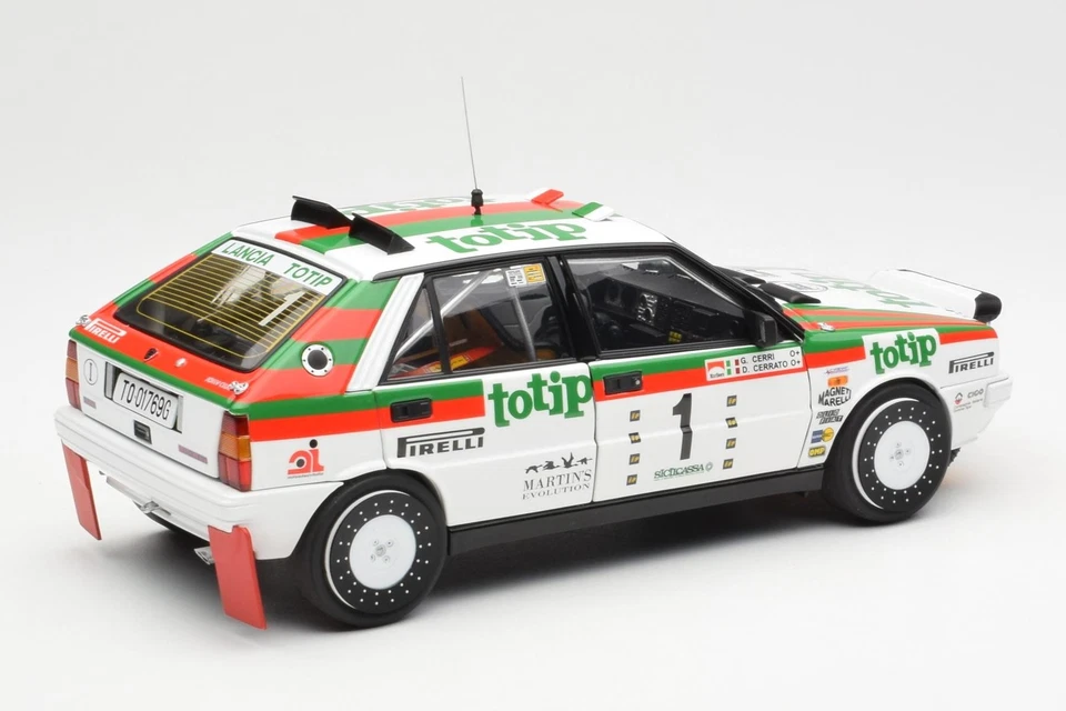 08960C Lancia Delta HF 4WD n1 D.Cerraro Totip Targa Florio Rally 1987 Kyosho 1/1 - Immagine 3 di 4
