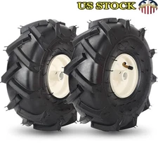 11x4.00-4 Tiller Tire Wheel Heavy Duty Replacement 3/4 Axle Craftsman Troy-Bilt