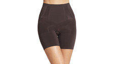 Spanx OnCore Mid-Thigh Shorts Very Black S NWT