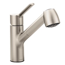 Moen 7585SRS Spot Resist Stainless One-Handle Pullout Kitchen Faucet