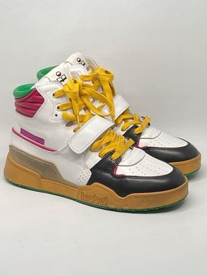 Isabel Marant Distressed Women's Colorblock High Top Leather