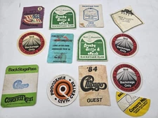 Vintage Backstage Pass Collection Various Artists Lot Of Backstage Passes 