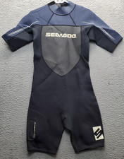 Sea-Doo Stallion BRP Wetsuit Men Medium Multi UltraFlex Stretch Zip Stash Pocket