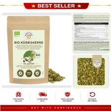 Graines de Courge BIO Décortiquées 1kg Crues Pepitas Snack Cétogène
