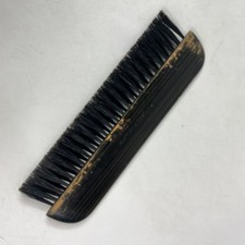 Vintage Sterilized Japan Clothes Brush Wood Handle Horsehair Bristles 6.5"