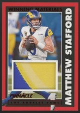 2024 Panini Encore Matthew Stafford, LA Rams (15/75) Winning Materials Patch Red