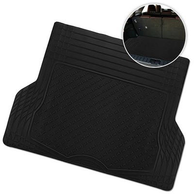 ZONETECH All Weather Rubber Semi Pattern Cargo Liner Trunk Floor Mat   Pre