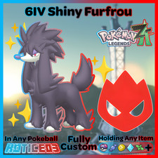 ✨ Shiny Alpha Furfrou 6IV + EVs ✨ Pokemon Legends ZA 🚀 Fast 🚀
