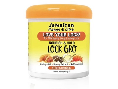 JAMAICAN MANGO & LIME NOURISH & HOLD LOCK GRO MORINGA OIL  STRENGTHENING 16OZ