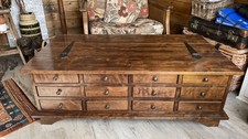 Laura Ashley Garrat 12 Drawer Coffee Table Storage Ottoman  pick up only 