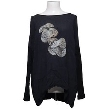 Bitte Kai Rand, Top, Größe: XL, Schwarz, Elasthan/Seide/Viskose, Blumen #i0V